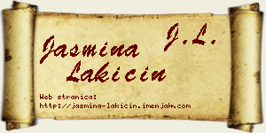 Jasmina Lakičin vizit kartica